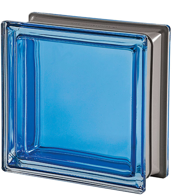 Bloque de vidrio MENDINI COLLECTION Zaffiro Q19 Liso Metallizado