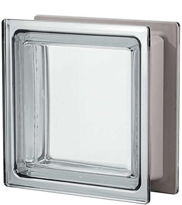 Mattone di vetro GINZA COLLECTION Neutro Q33 Liscio Metallizzato