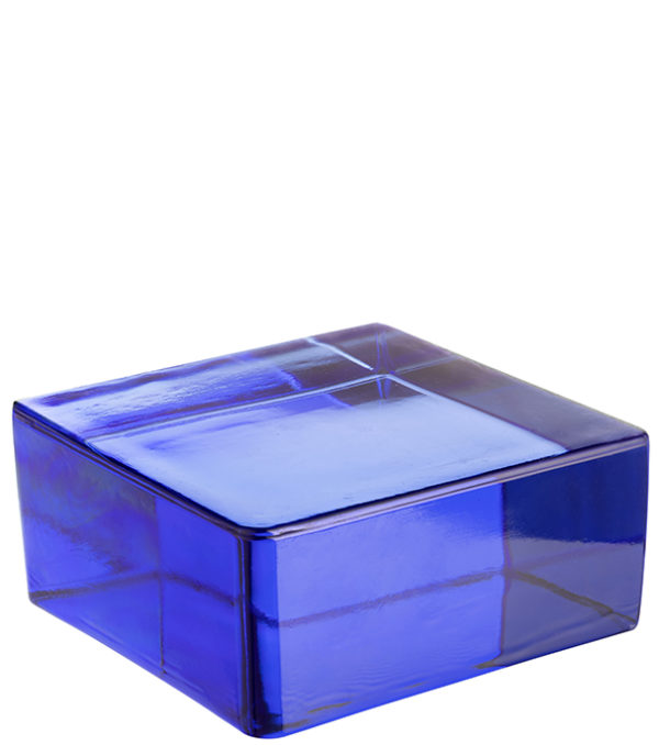 Bloque de vidrio VETROPIENO Azul Quadrato
