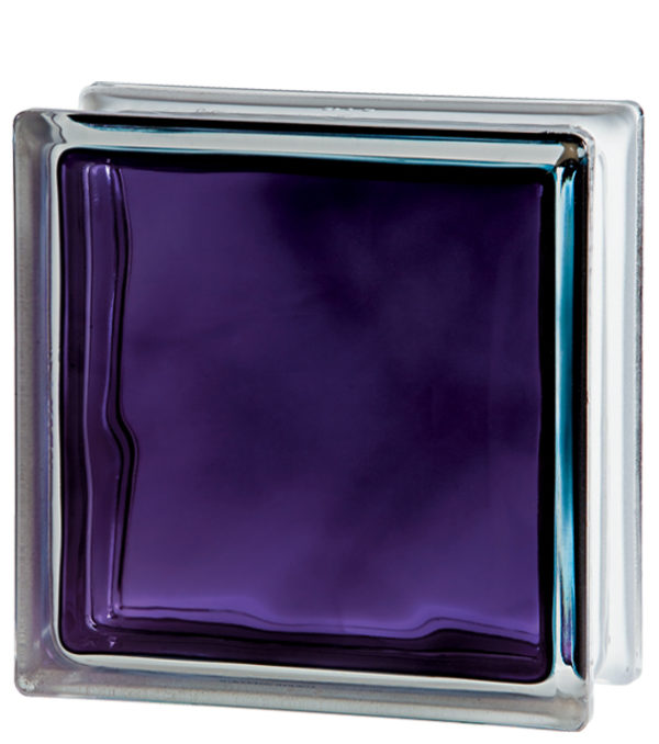 Bloque de vidrio Brilly Violet 1919/8 Wave