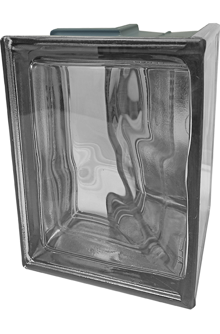 Mattone di vetro PEGASUS METALLIZZATO Nordica Angolare Ondulato Metallizzato